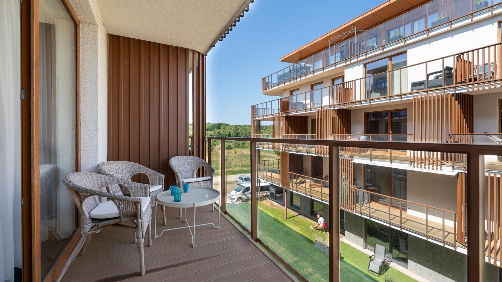 Apartamenty Sun & Snow Kolobrzeg Resorts Z Basenem Esterno foto